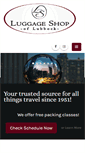 Mobile Screenshot of luggageshopoflubbock.com